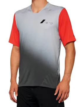 100% Celium Short Sleeve MTB Jersey - Racer Red