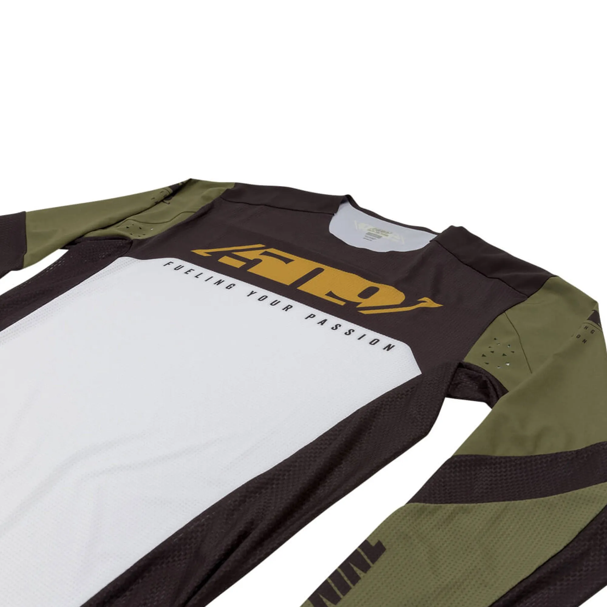 509  Terra Mens Transition Motorcross Riding Jersey Long Sleeve Athletic Fit Drop
