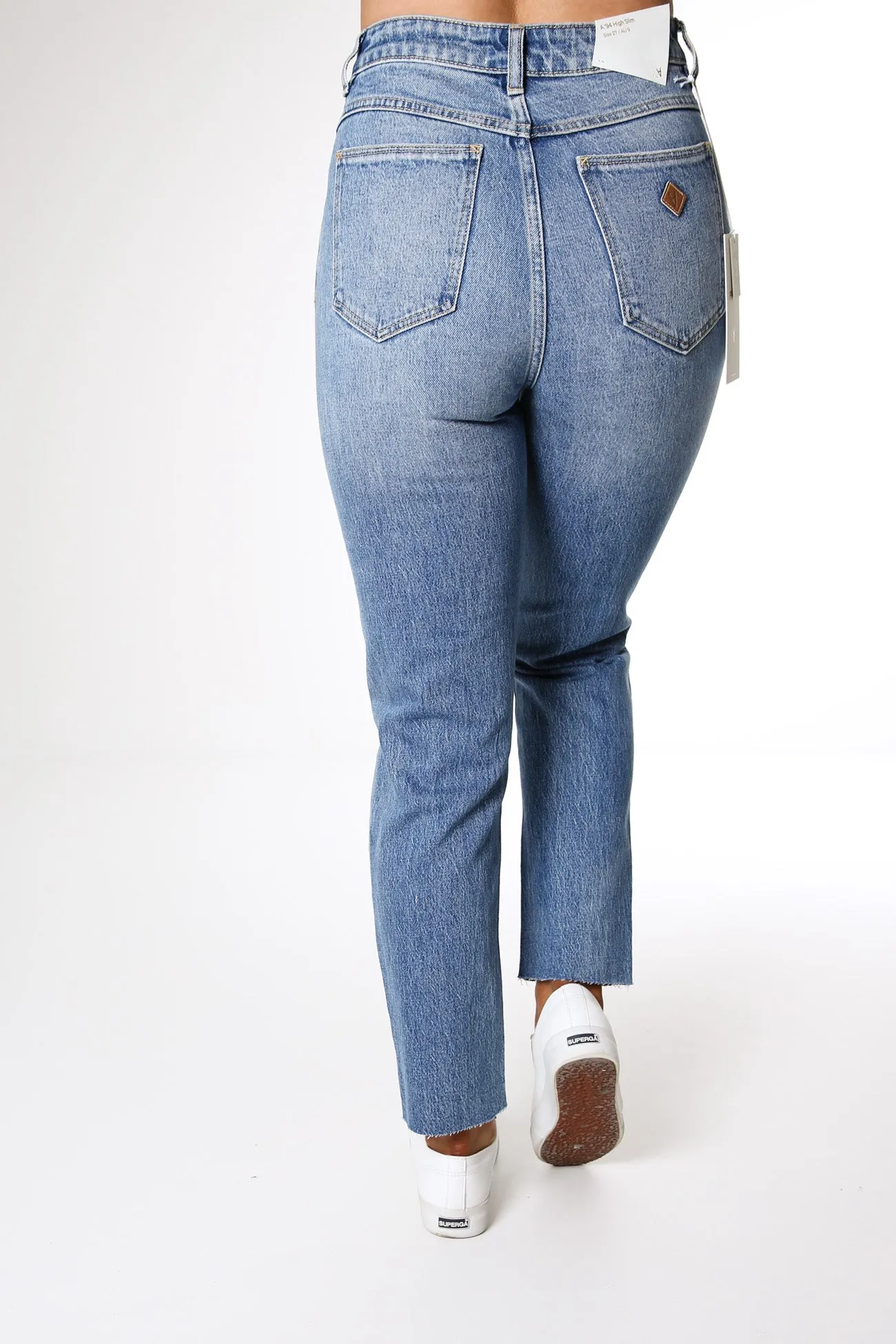 A 94 High Slim Jean Dani Rip