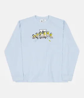 Adidas Henry Jones Truck Long Sleeve T-Shirt - Clear Sky
