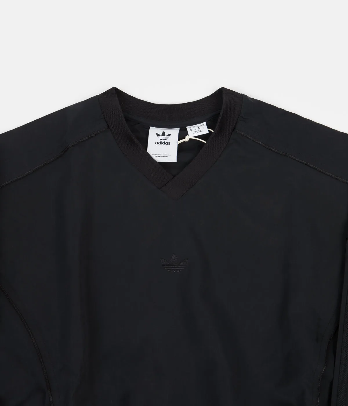 Adidas Pintuck Popover Sweatshirt - Black