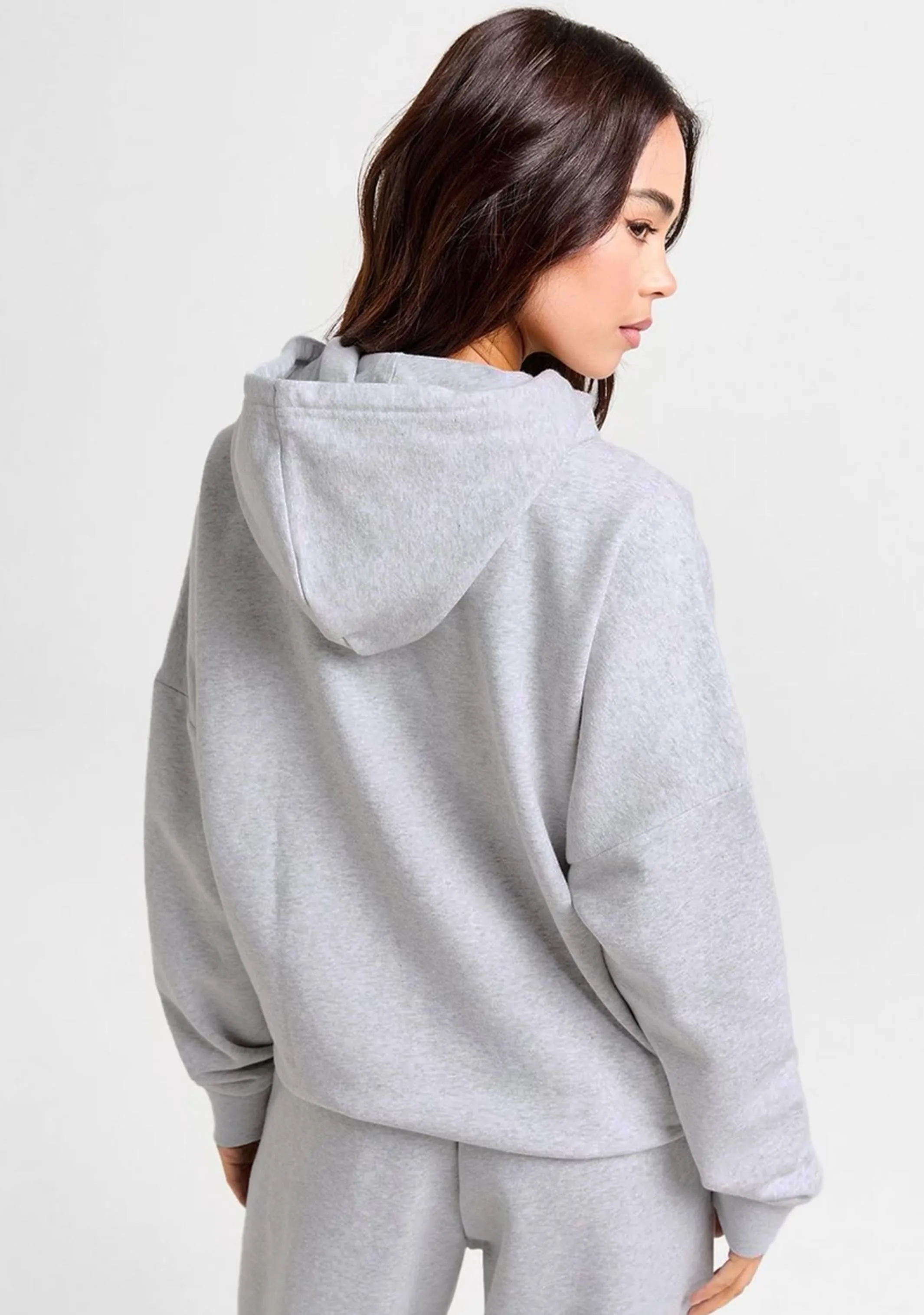 Adidas Womens Essential Boyfriend Logo Hoodie <BR> HD1748