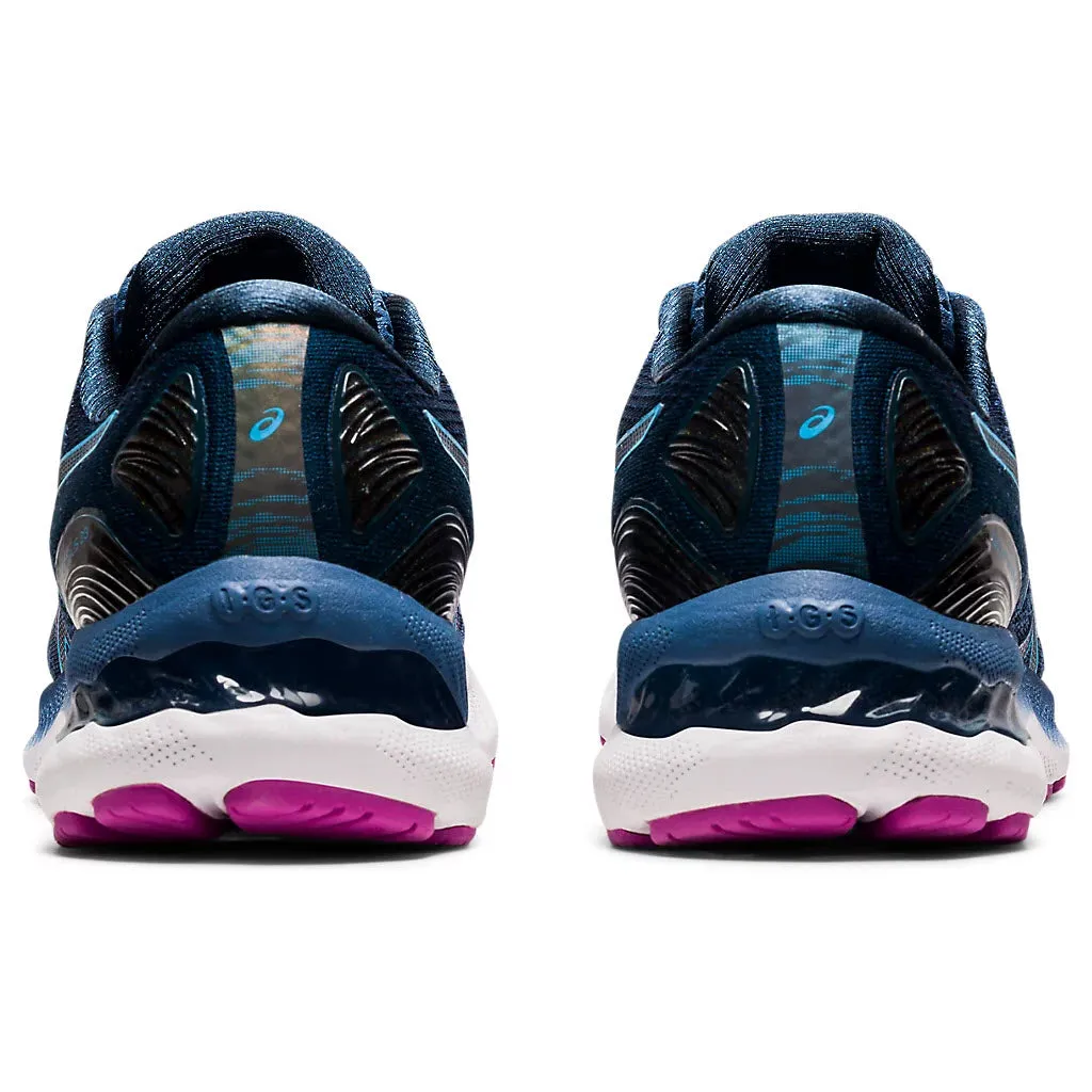 ASICS GEL NIMBUS 23 GRAND SHARK/DIGITAL AQUA - WOMENS