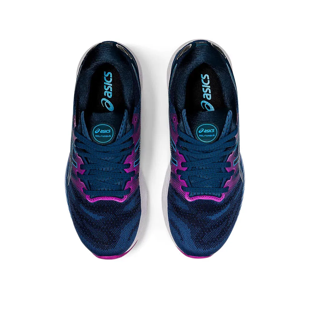 ASICS GEL NIMBUS 23 GRAND SHARK/DIGITAL AQUA - WOMENS