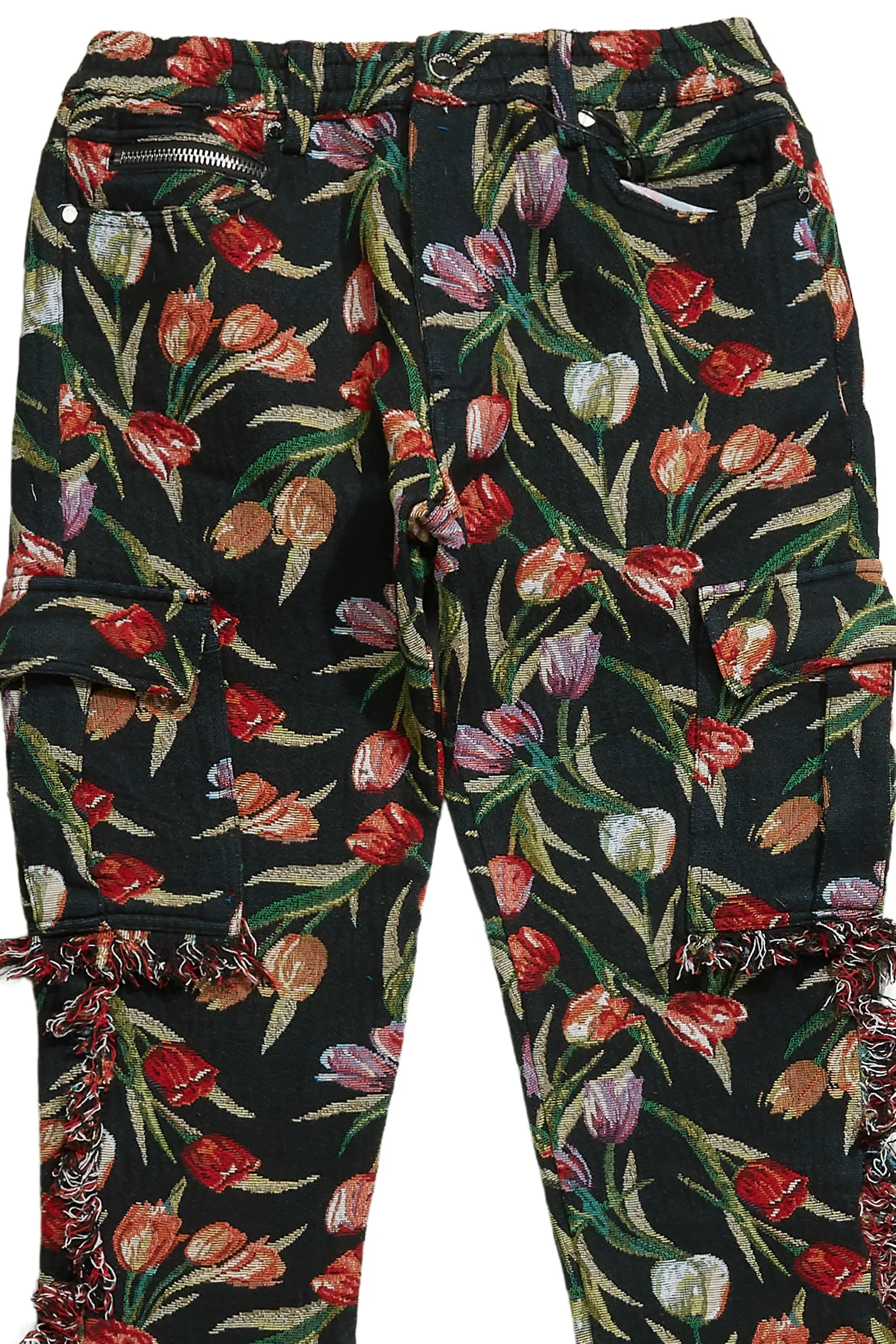Ayami Black Slim Flare Pants