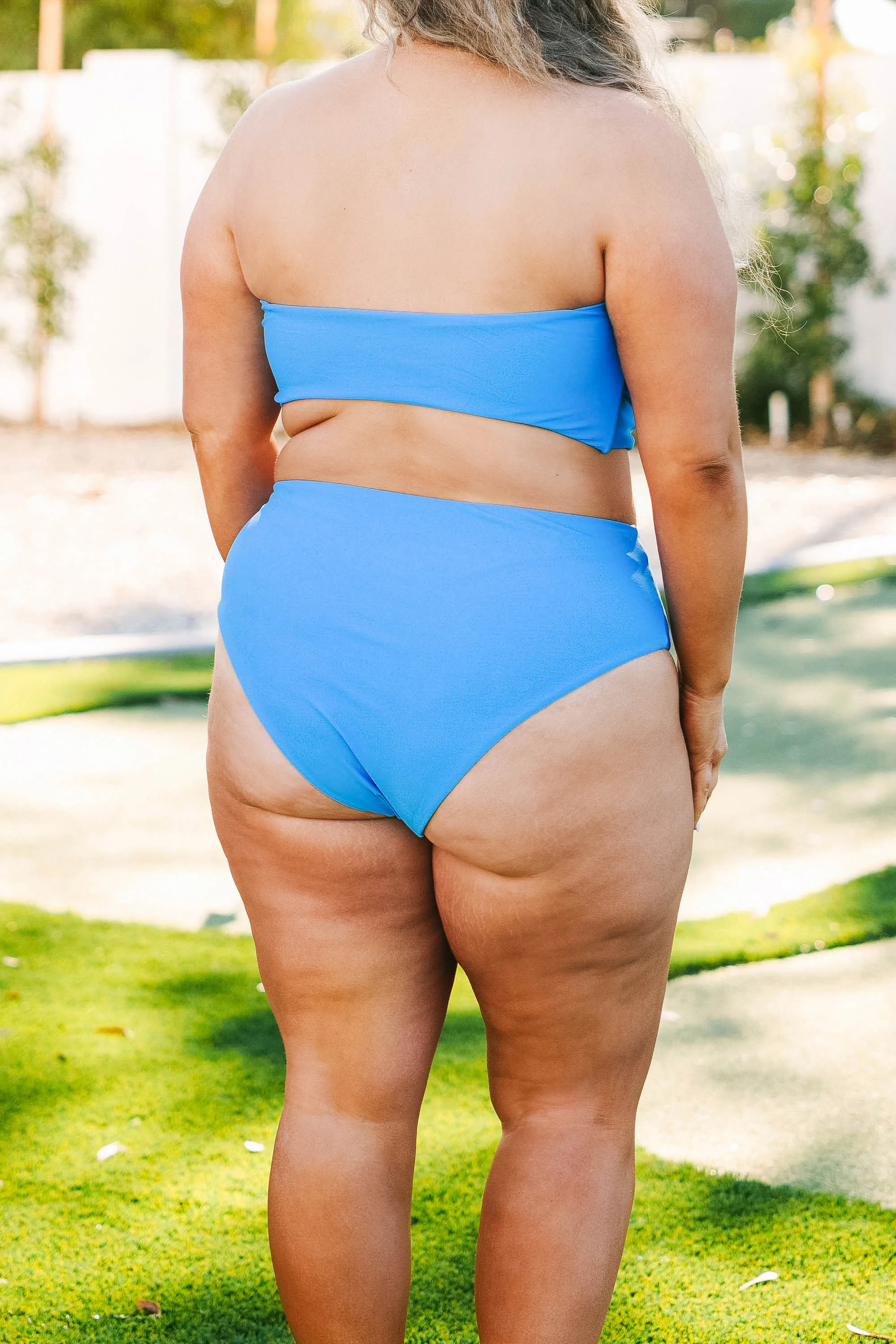 Beach Boo Swim Top, Blue