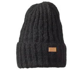 Black Beanie, Thick wool beanie, fleece inside, Wool beanie, Fleece Lined