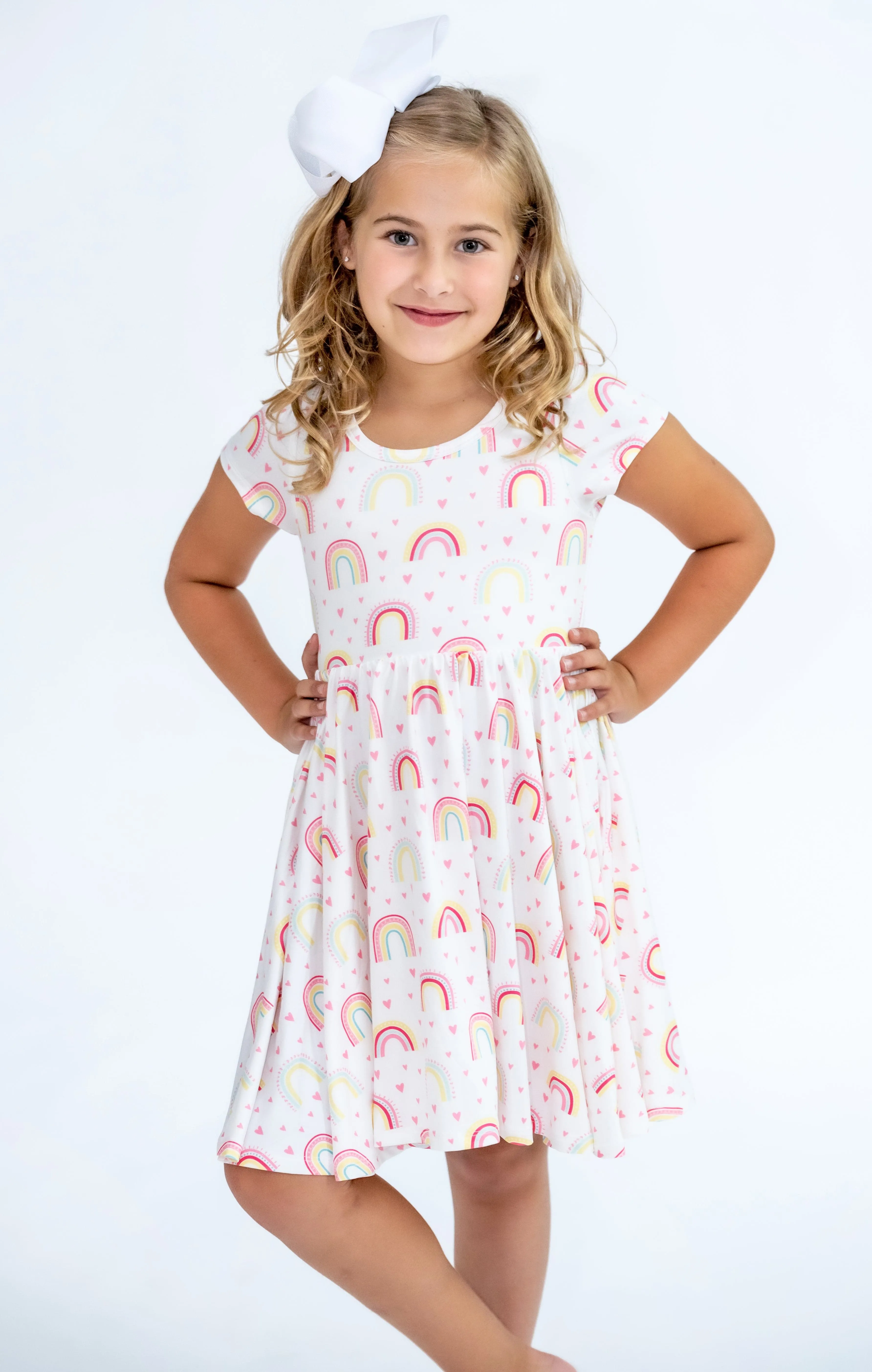 Boo Bash Nightmare Moon - Girls Bamboo Twirl Dress