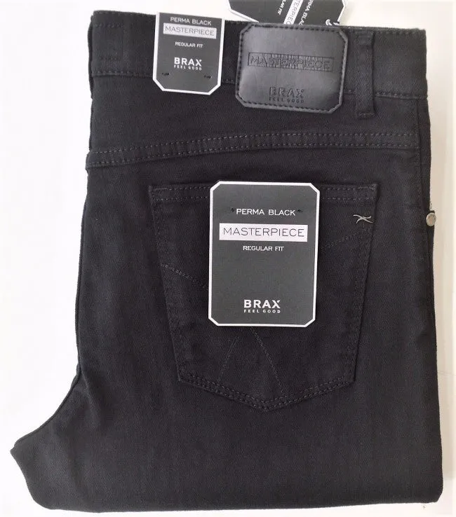 Brax X-Tall Black Cooper Stretch Jean Black