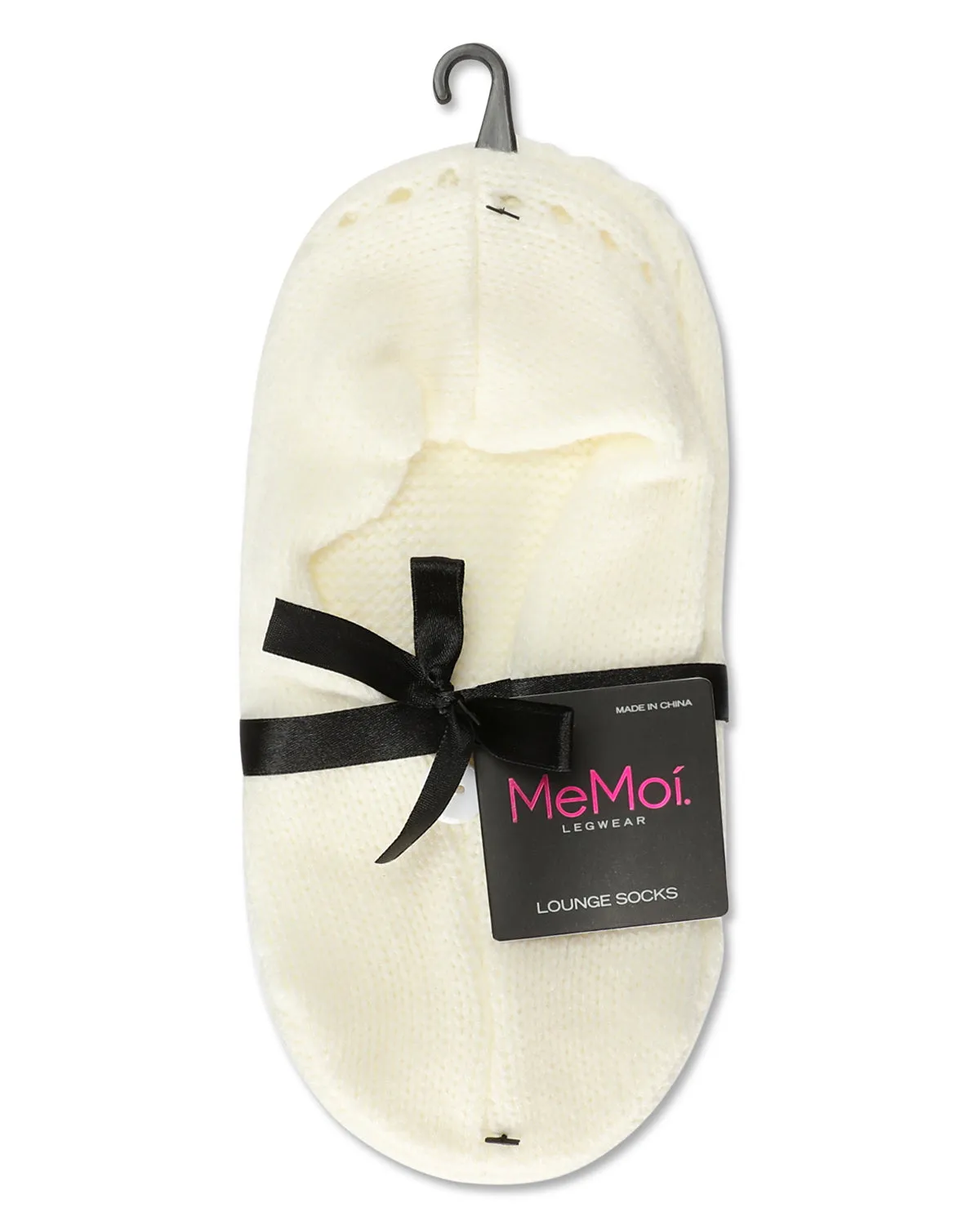 Button Weave Low-Cut Lounge Sock