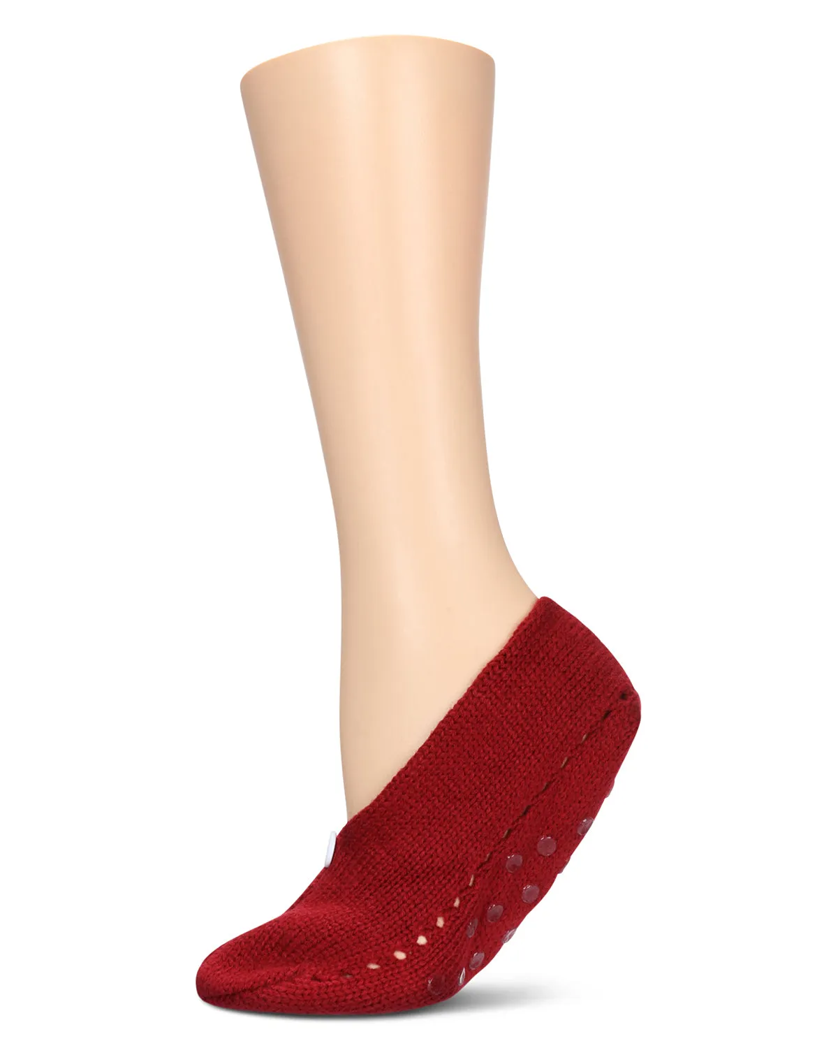 Button Weave Low-Cut Lounge Sock