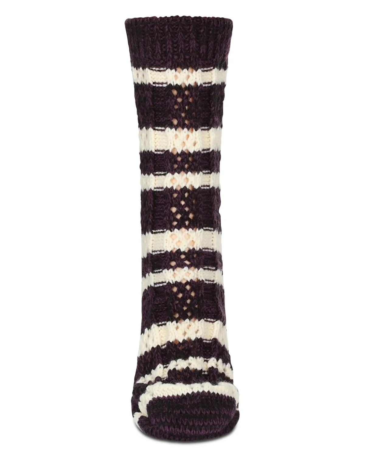 Button Weave Low-Cut Lounge Sock