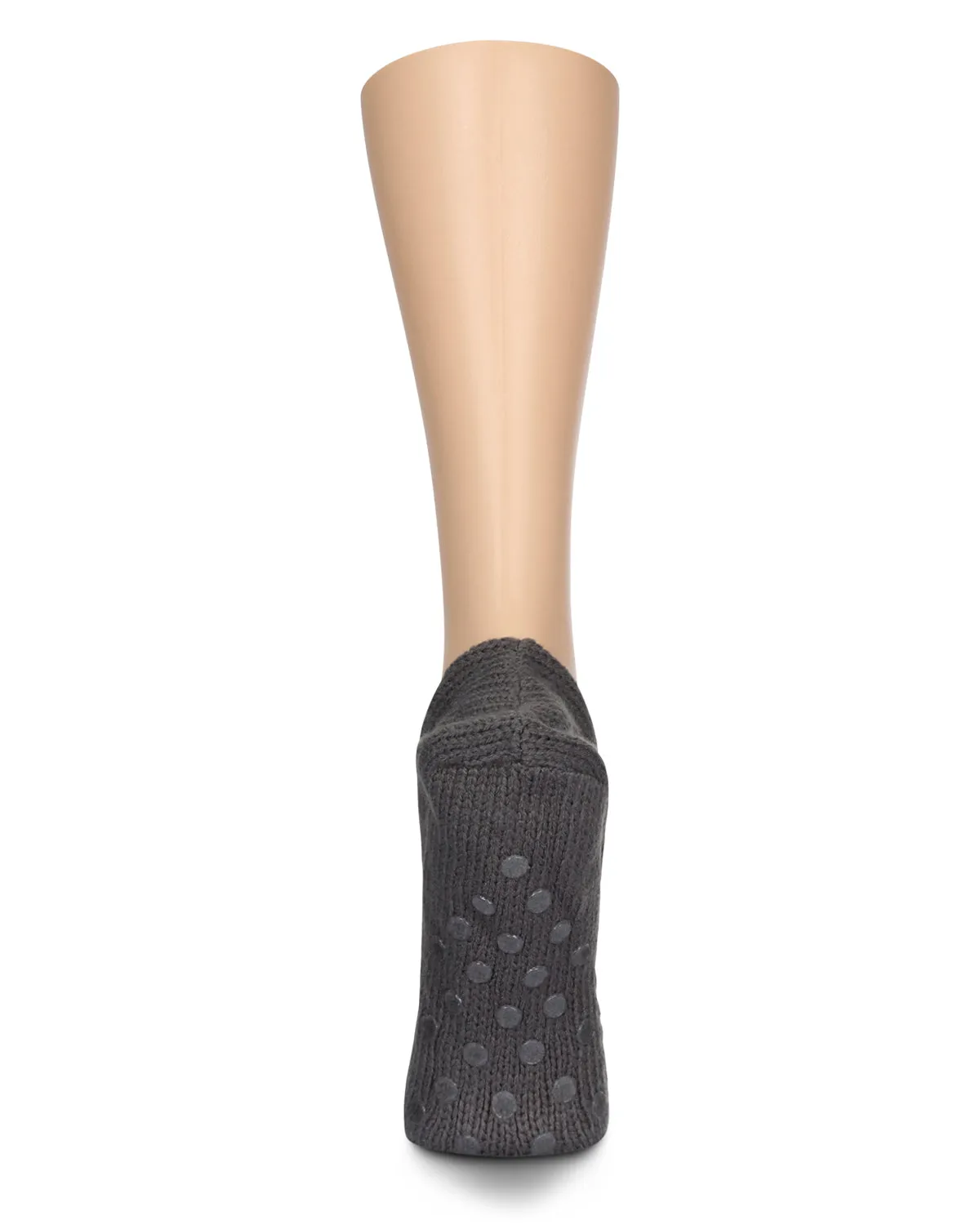 Button Weave Low-Cut Lounge Sock