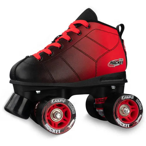 Crazy Skates Rocket Quad Skates Red/Black