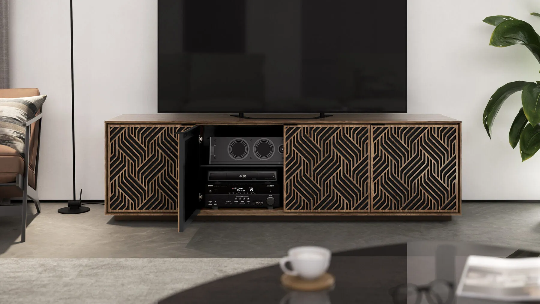 Elements 8703 Weave Media Cabinet