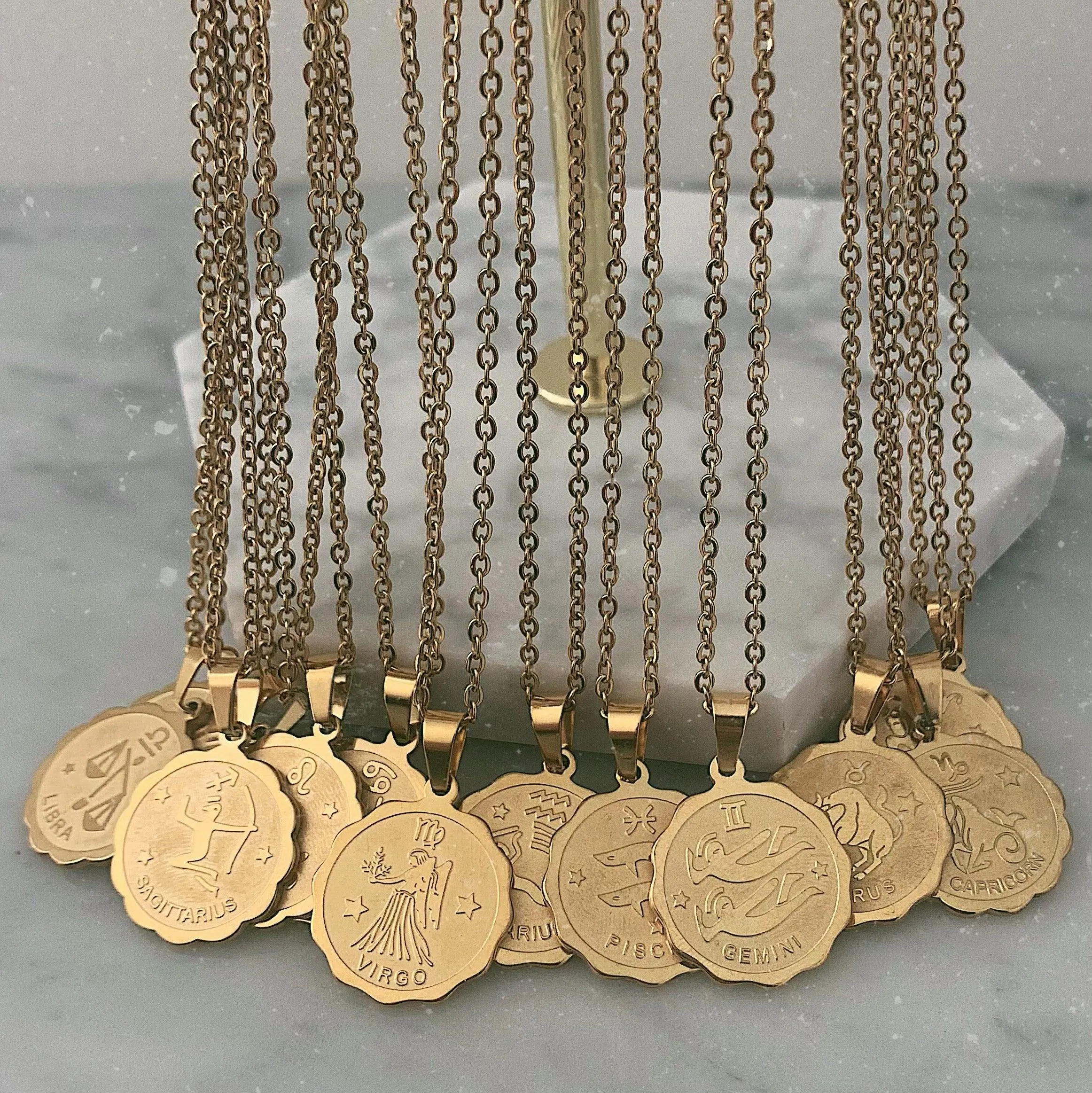 Fleur Zodiac Necklace