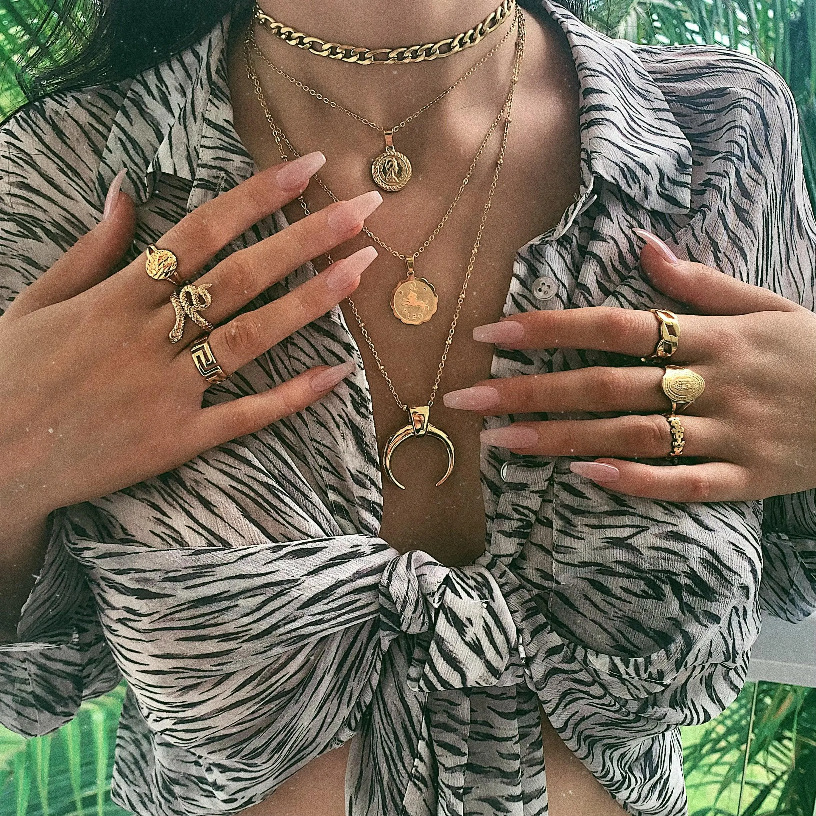 Fleur Zodiac Necklace
