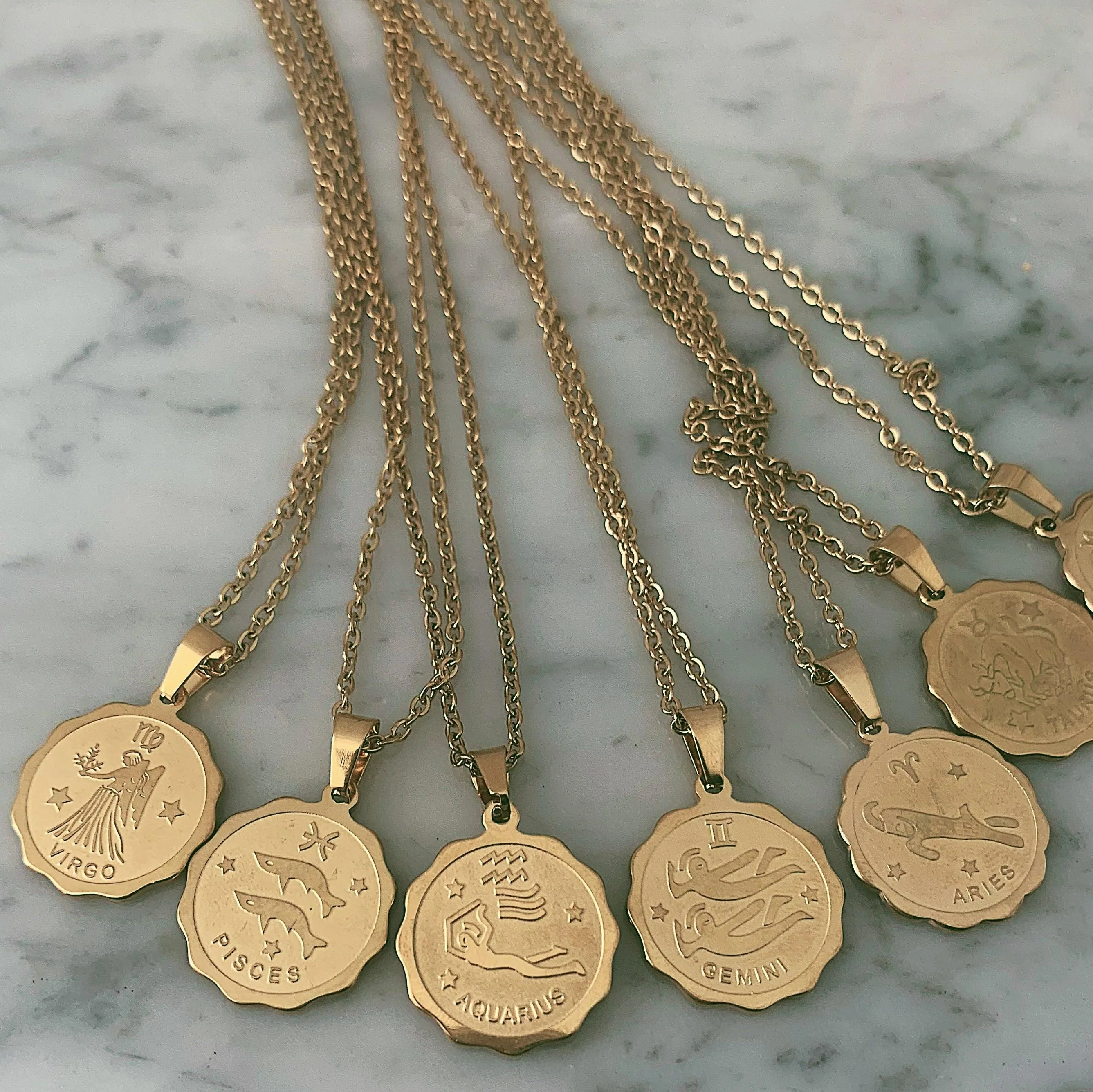 Fleur Zodiac Necklace