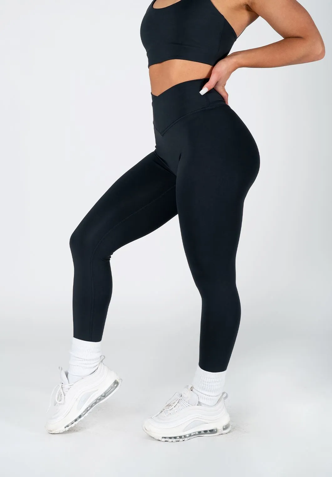 FlexSweat Crossover Sculptseam™ Legging Black