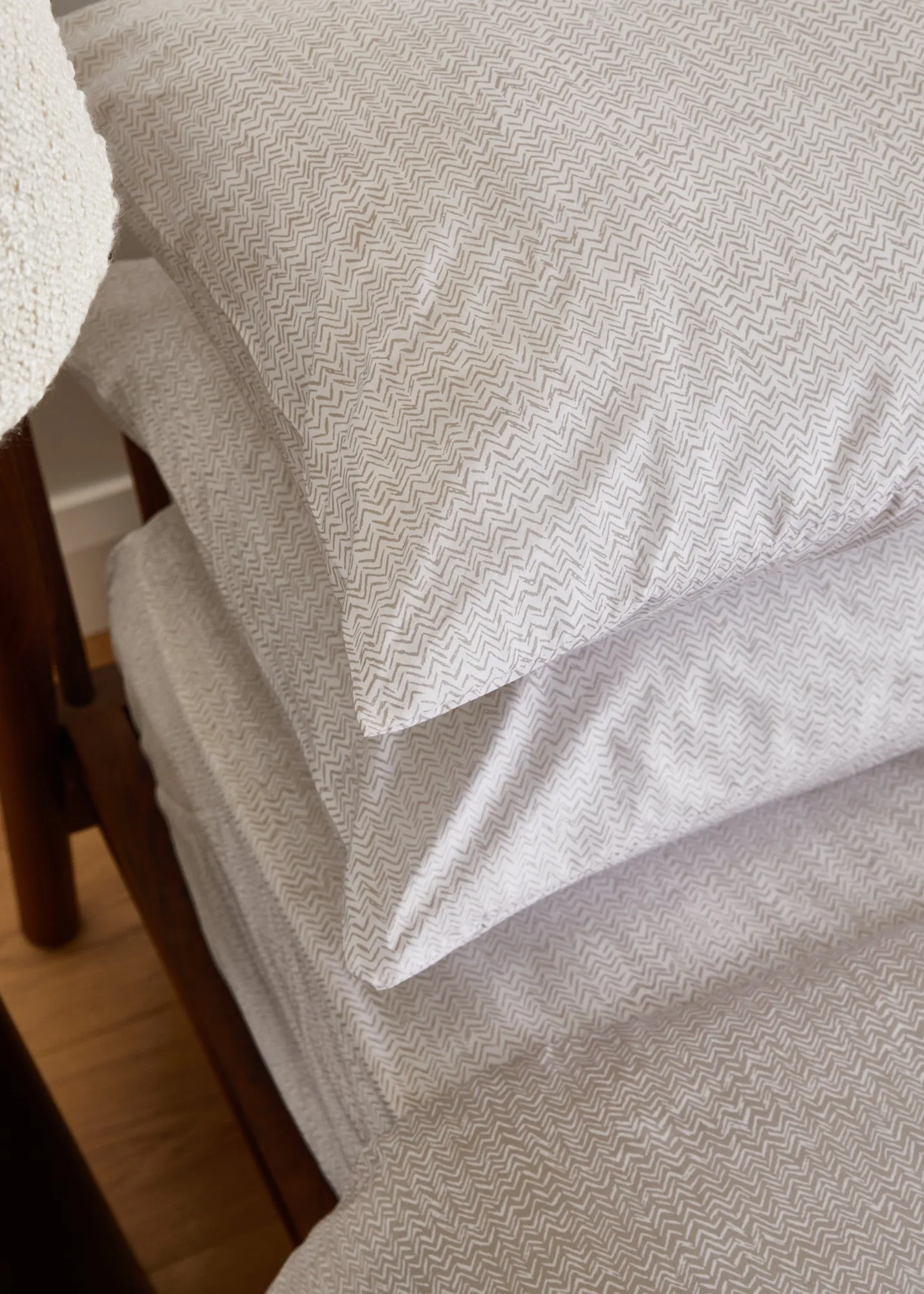 Foxford Nacre Weave Pillowcase Set