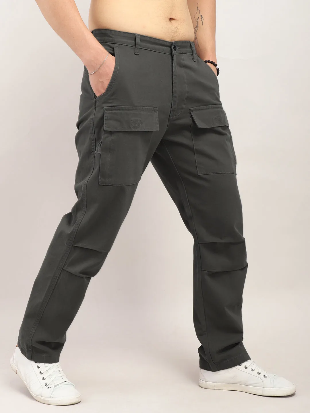Glory Dark Grey Multi Pocket Cargo