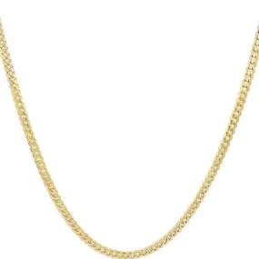 Jaime 4mm Cuban Link Chain Necklace