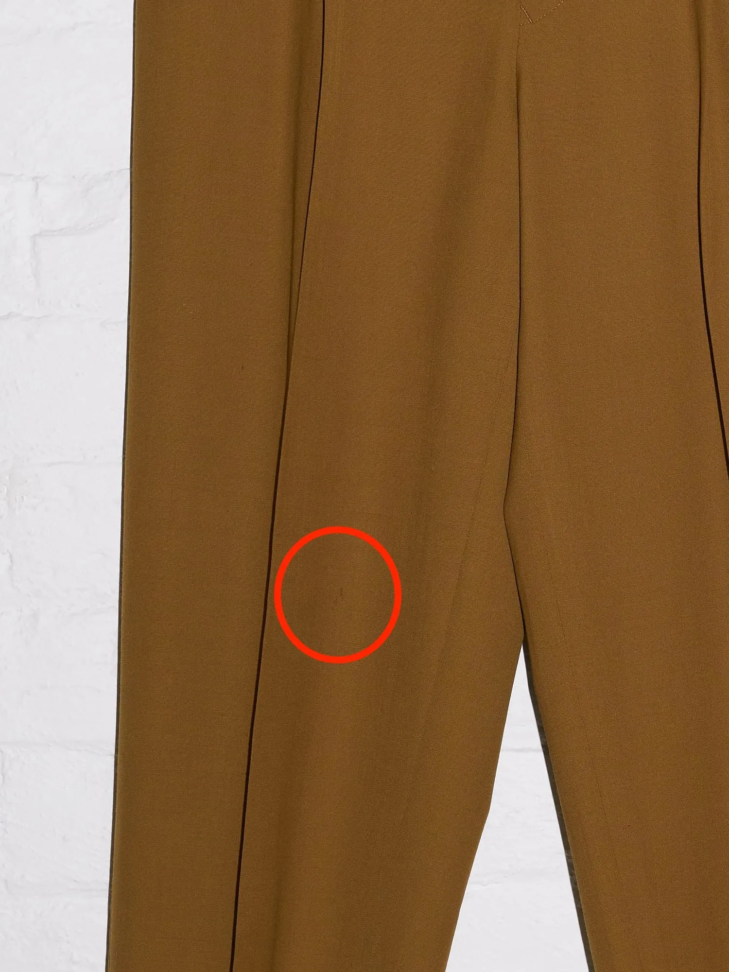 Jean Paul Gaultier Homme 1990s mustard wool three button trouser suit