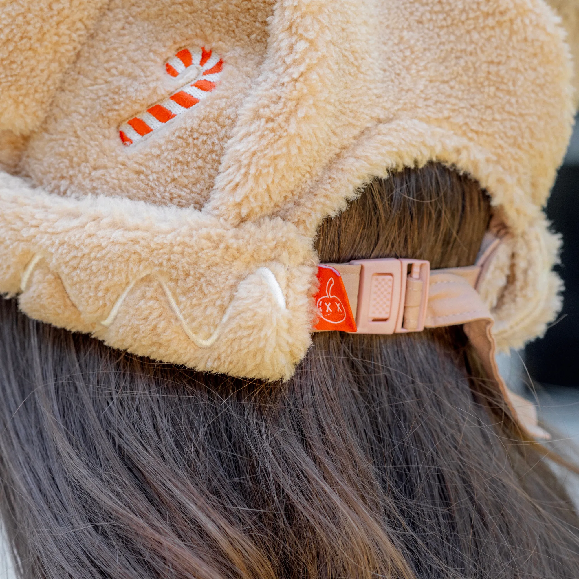 Mickey Gingerbread Sherpa Beanie