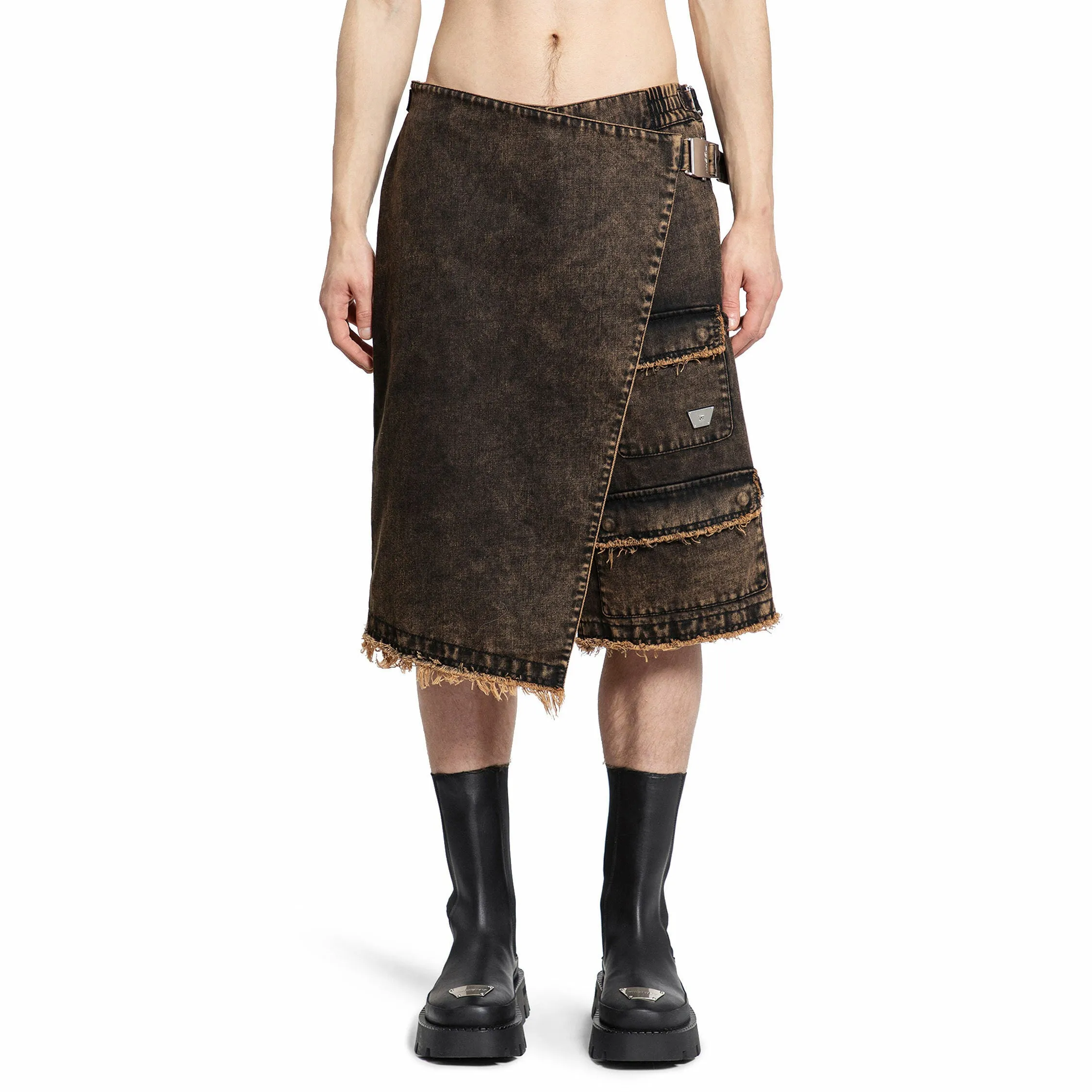 MISBHV MAN BLACK SHORTS & SKIRTS