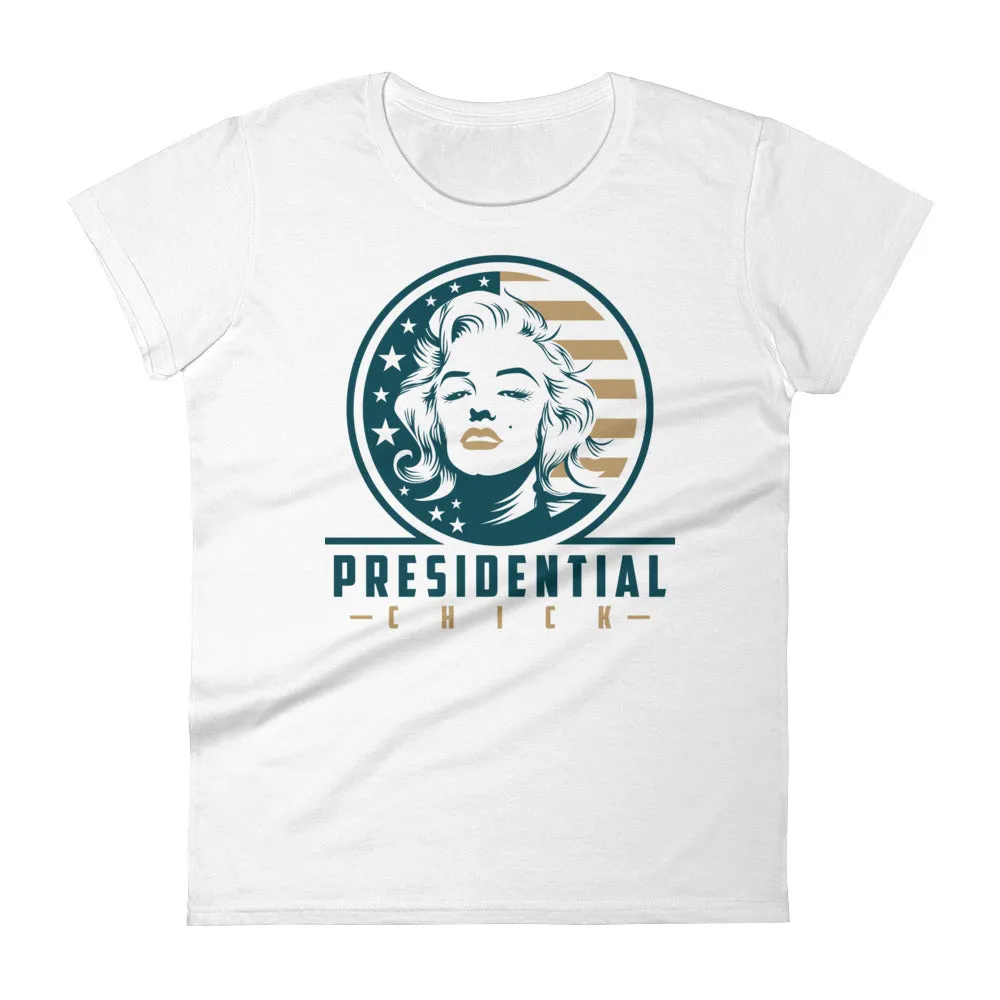 Presidential Chick Gold Women's Short Sleeve T-Shirt