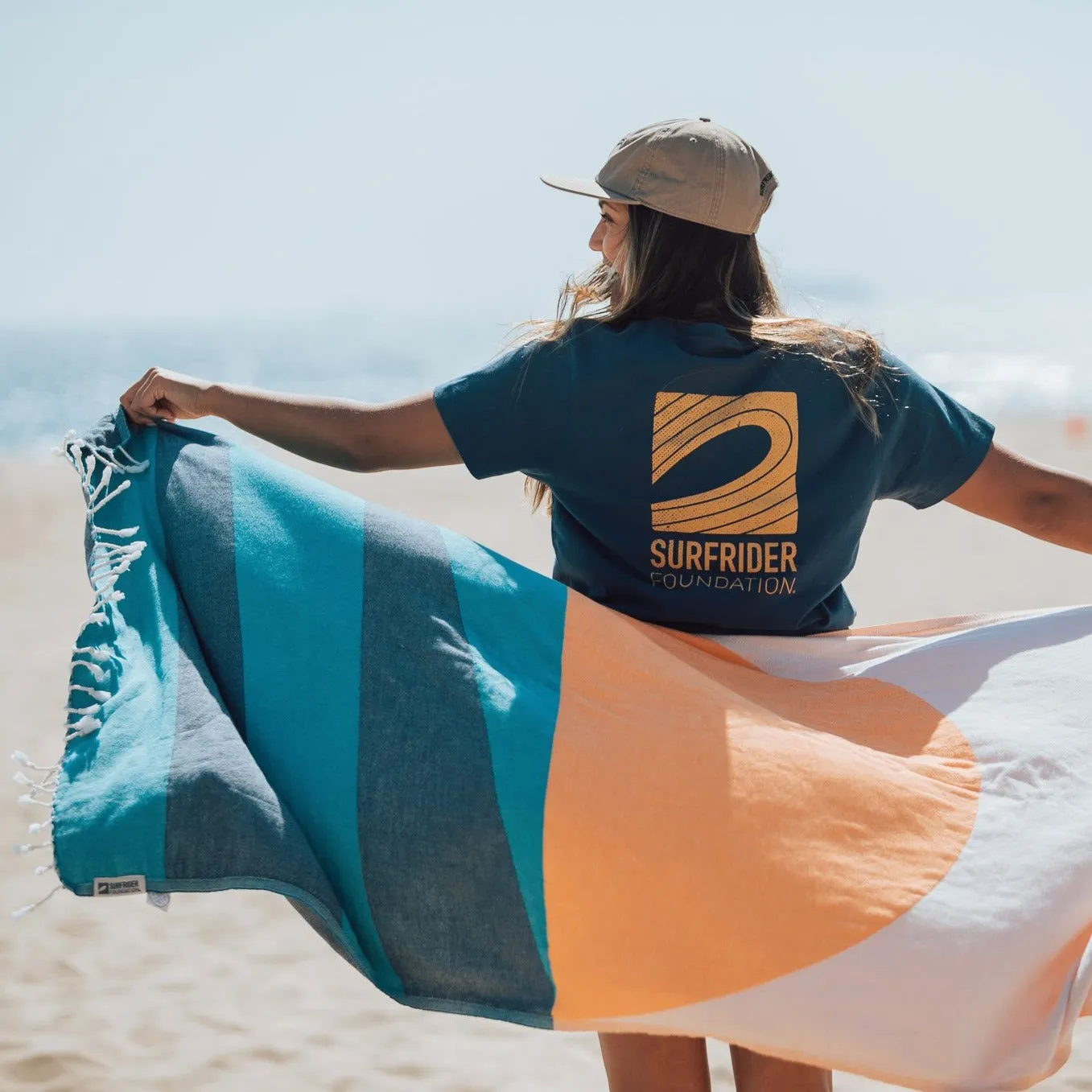 Sand Cloud x Surfrider Geo Sunset Towel