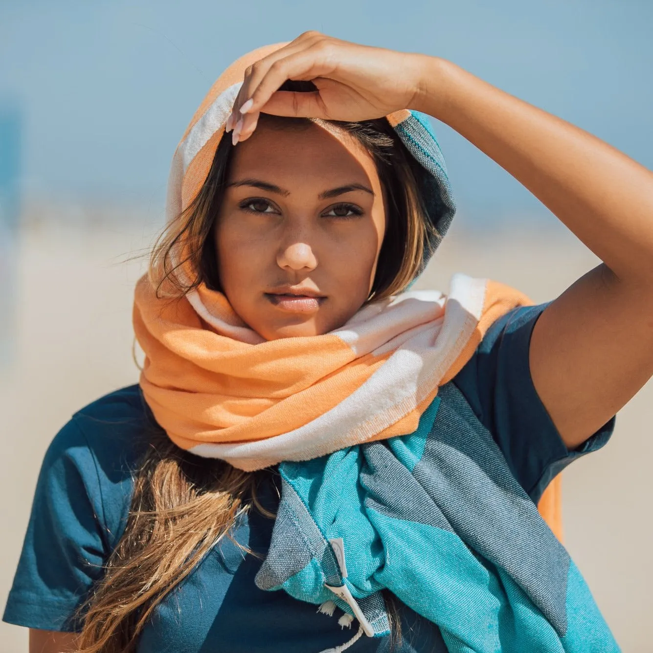Sand Cloud x Surfrider Geo Sunset Towel