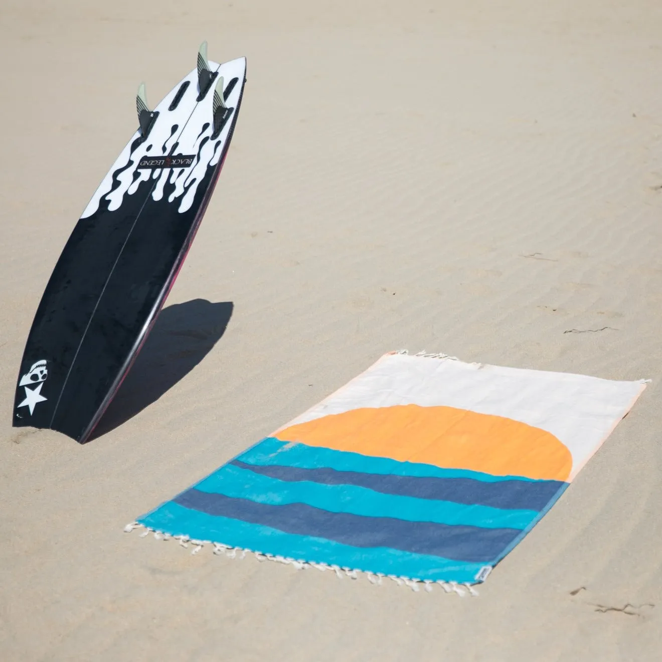 Sand Cloud x Surfrider Geo Sunset Towel