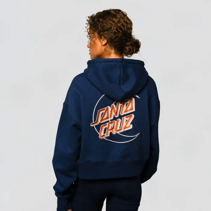 SANTA CRUZ - Moon Dot Emb Hood - Midnight Blue