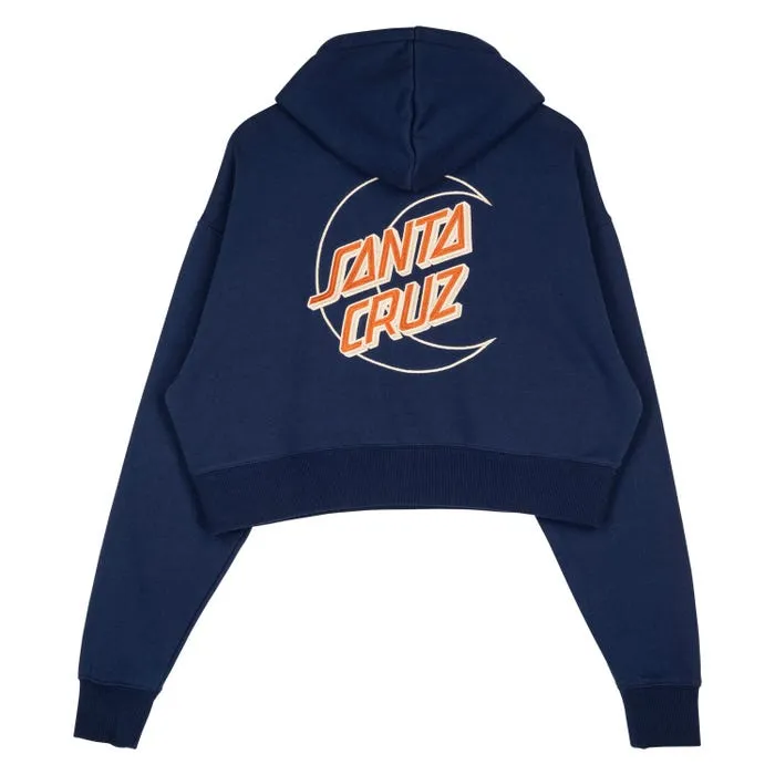 SANTA CRUZ - Moon Dot Emb Hood - Midnight Blue