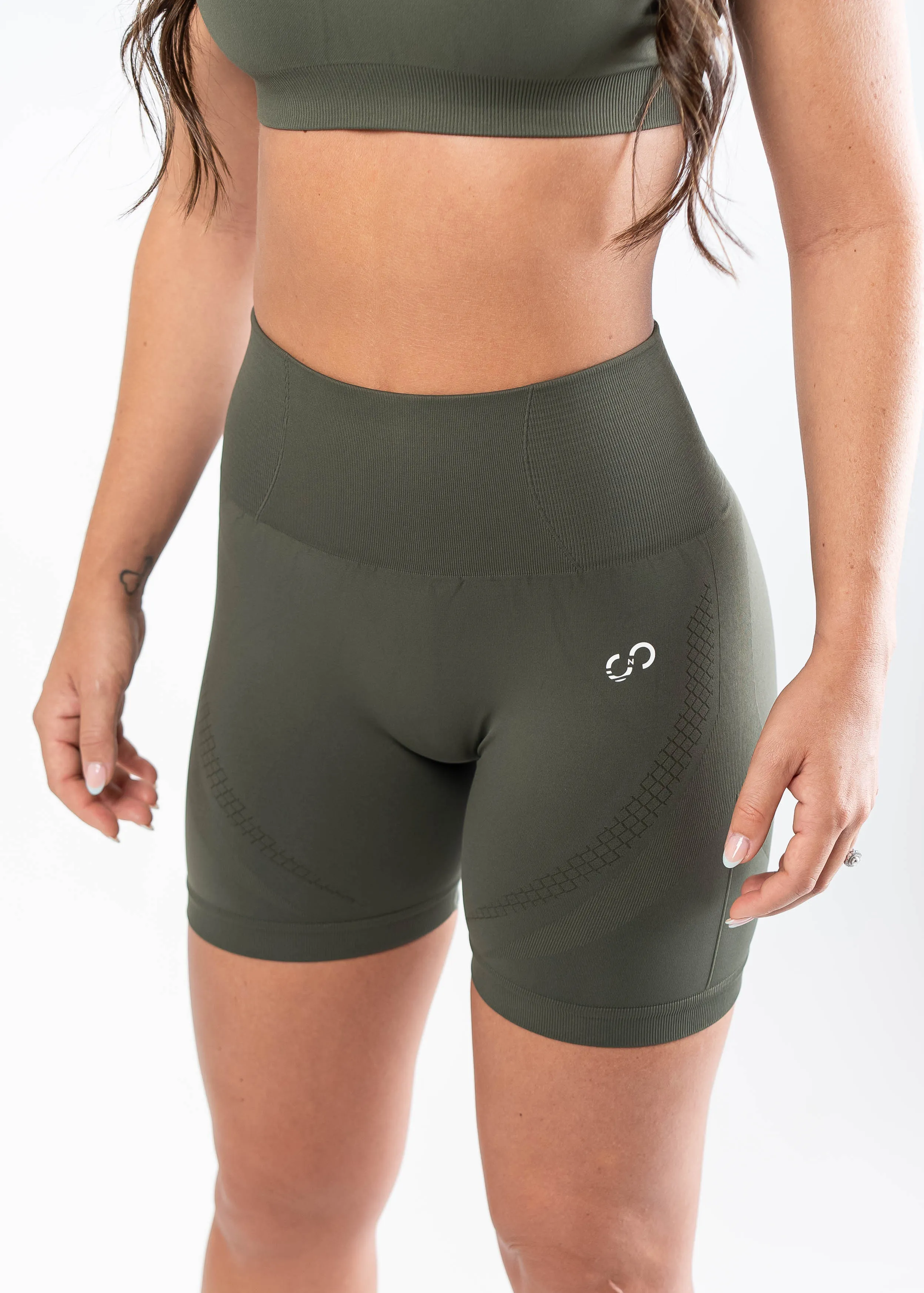 Sculpt Seamless Shorts |  OD Green