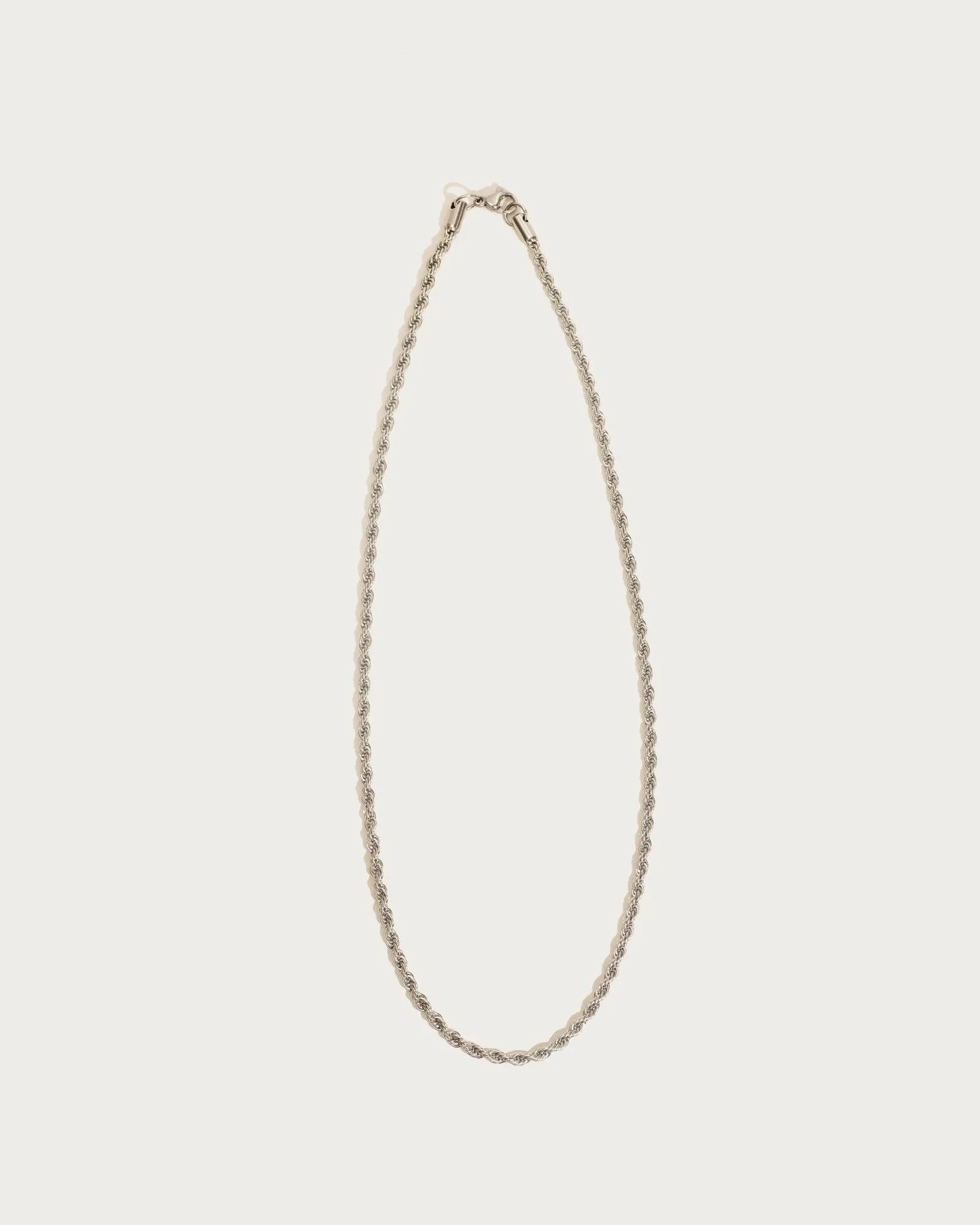 Silver Rope Necklace