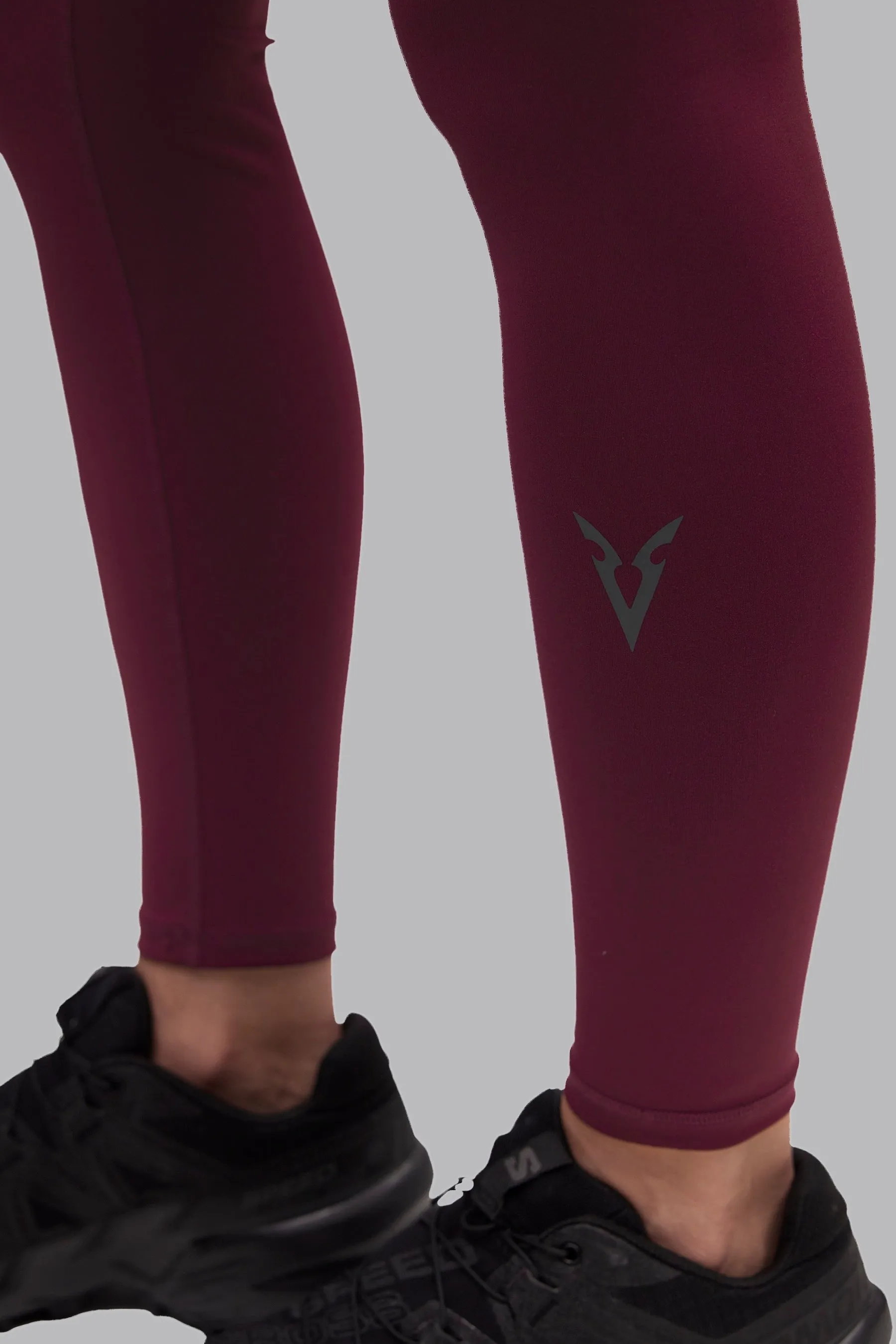 V_SCULPT® 7/8 LEGGINGS - Burgundy