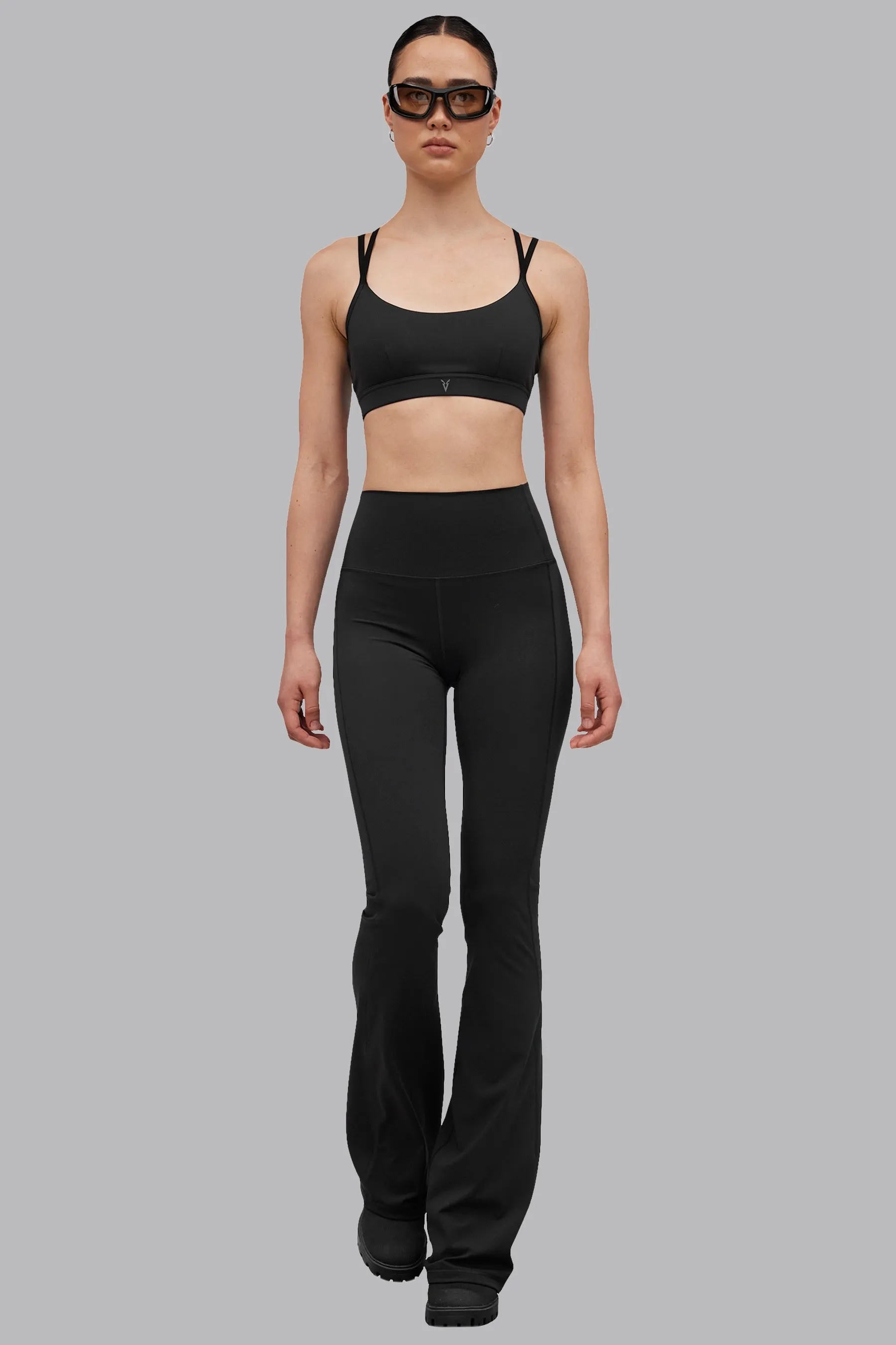 V_SCULPT® FLARED LEGGINGS - Black