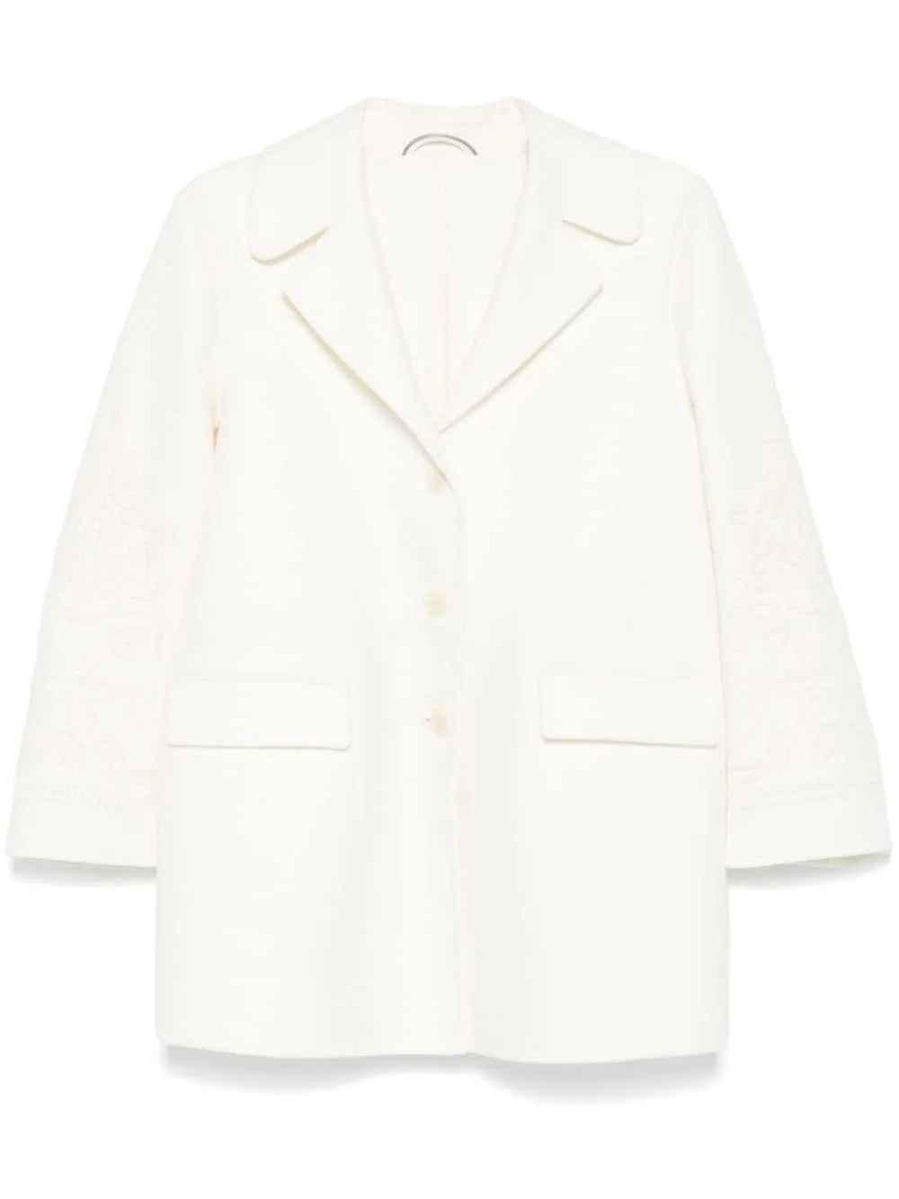 WOOL SINGLE-BREASTED COAT
