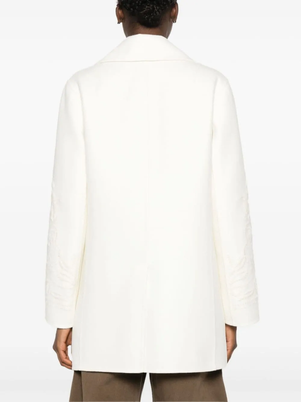 WOOL SINGLE-BREASTED COAT