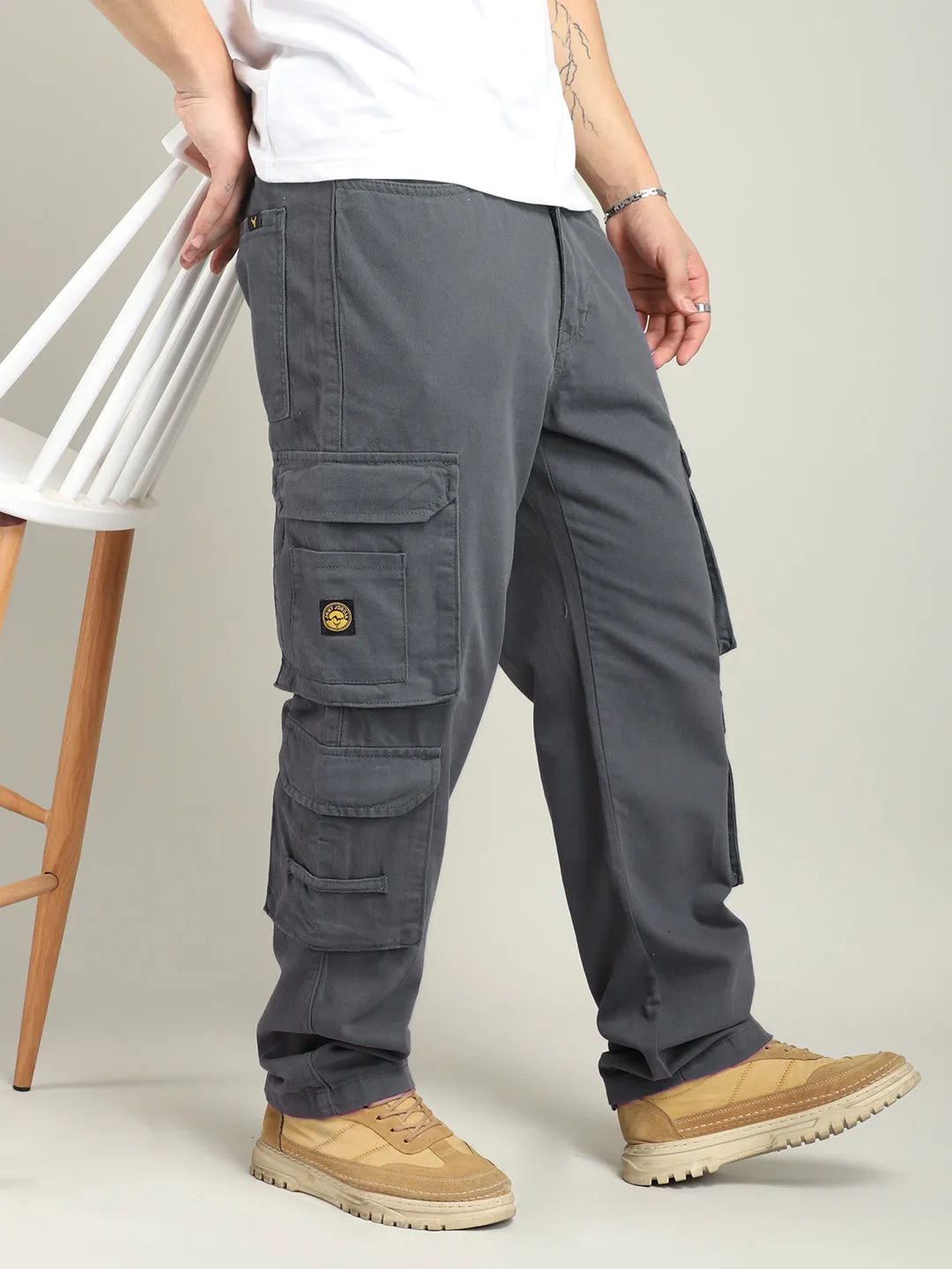 Z 8 Pocket Grey Cargo